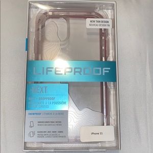 iPhone 11 NEXT lifeproof pink/clear case